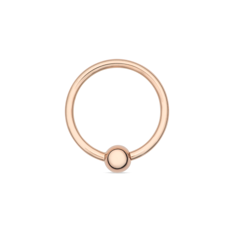 Fixed Bead Ring - Rose Gold