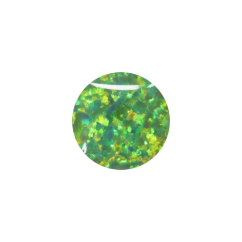Lime Green Fauxpal Cabochon - 2mm