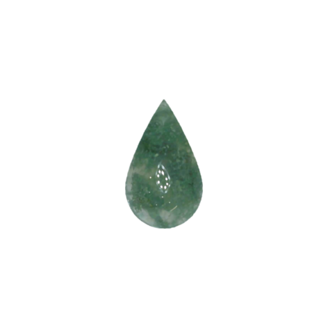 Moss Agate Cabochon - 5x3mm Pear