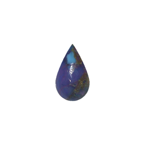 Purple Copper Turquoise Cabochon - 5x3mm Pear