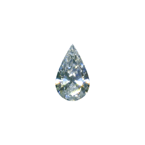 White Cubic Zirconia - 4x2.5mm Pear