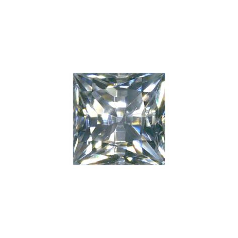 White Cubic Zirconia - 3.5mm Princess