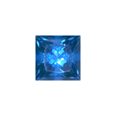 Kashmir Topaz - 3mm Princess
