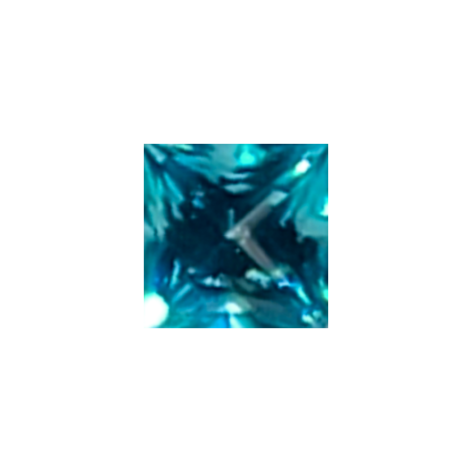 Paraiba Topaz - 2mm Princess