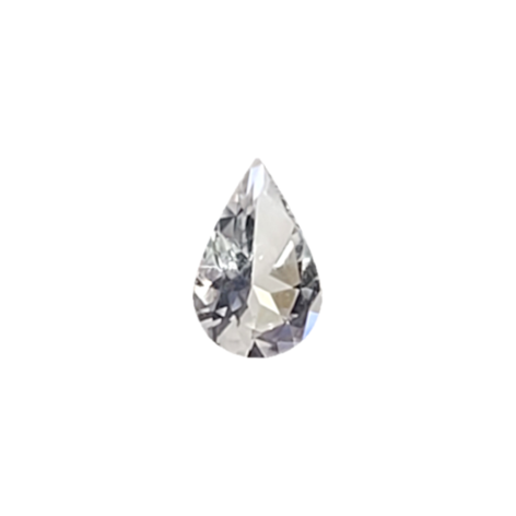 White Topaz - 5x3mm Pear